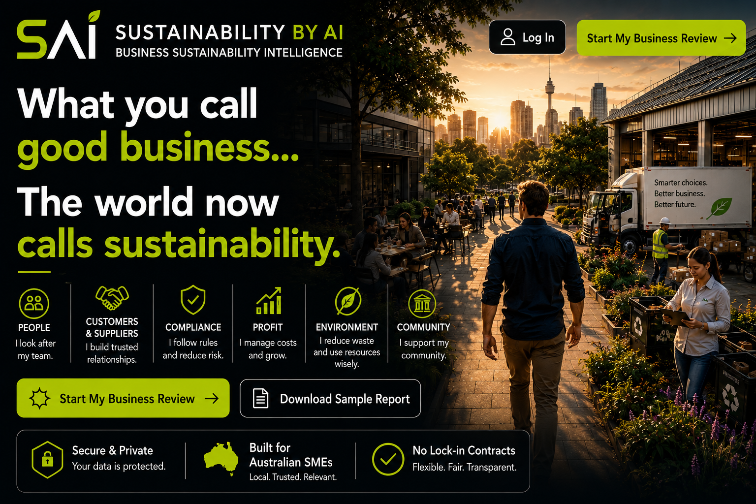 Sustainability By AI V3 screen 2